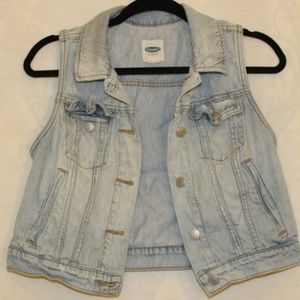 ***SOLD***Old Navy Sleeveless Women's Jean Vest